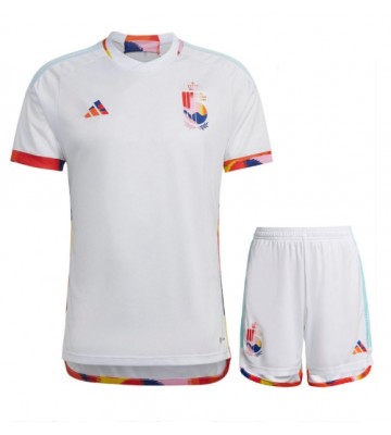 Belgium Replica Away Stadium Kit for Kids World Cup 2022 Short Sleeve (+ pants)